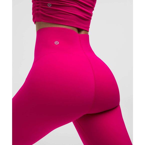 Lululemon Glow Up Super-High-Rise Tight 25" Passionate Size 6 New With Tag - Picture 3 of 11